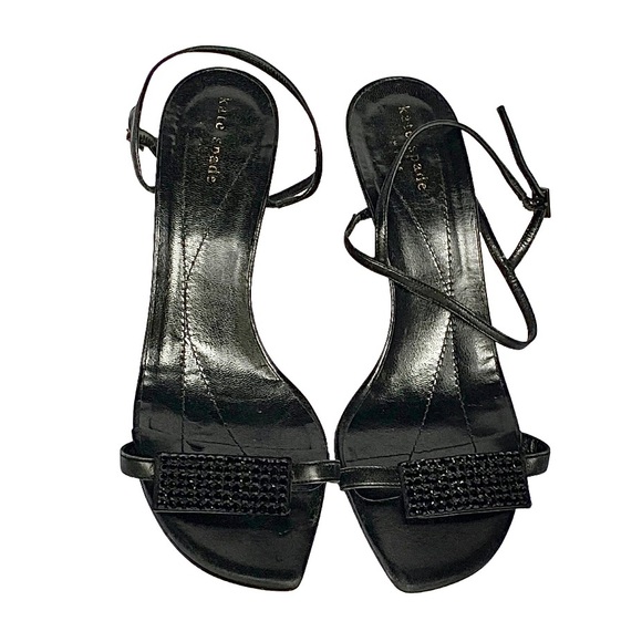 Kate Spade Beaded Open Toe Ankle Strap Heel - Picture 5 of 13